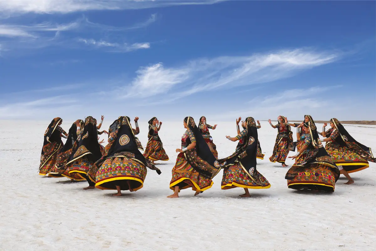 Traditional Kutchi Folk Dance Performance at Rann Utsav
