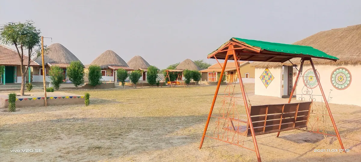 Rann Visamo Traditional Kutchi Bhunga Village Resort Stay